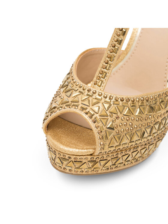 Nine West Nine West Sandały NISA SY015-1NW Złoty