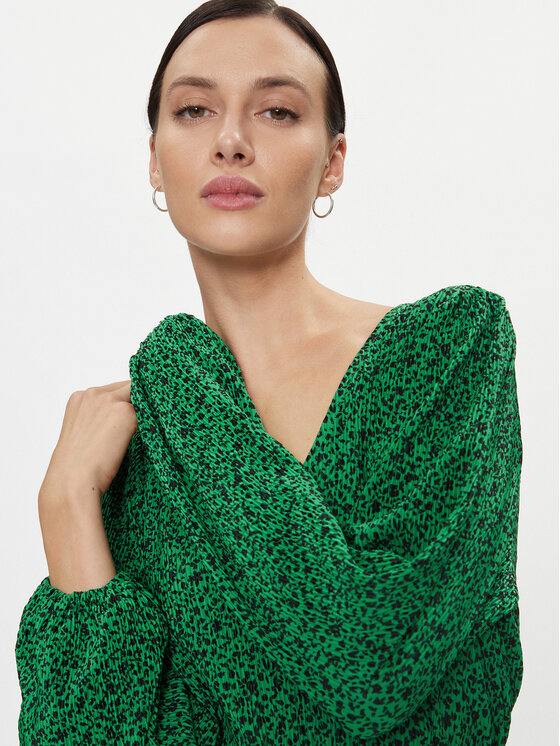 Vila Vila Rochie de zi 14092028 Verde Relaxed Fit