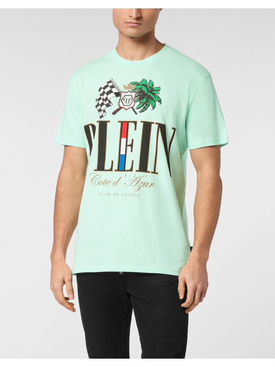PHILIPP PLEIN PHILIPP PLEIN T-shirt 24691 Verde Regular Fit