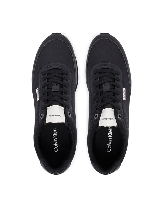 Calvin Klein Calvin Klein Snīkeri Retro Runner T Lth Aop Ny HM0HM02213 Melns
