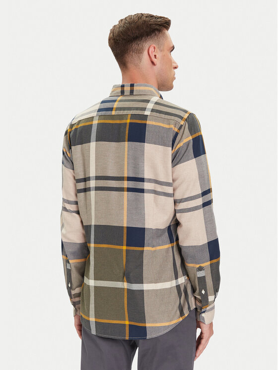 Barbour Barbour Košile Dunoon MSH4980TN16 Zelená Regular Fit