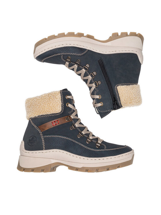 Rieker Rieker Botine X9338-14 Albastru