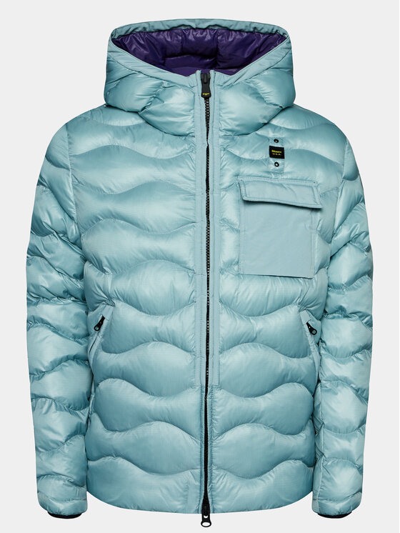 Blauer Blauer Kurtka przejściowa 23WBLUC02084 Błękitny Regular Fit