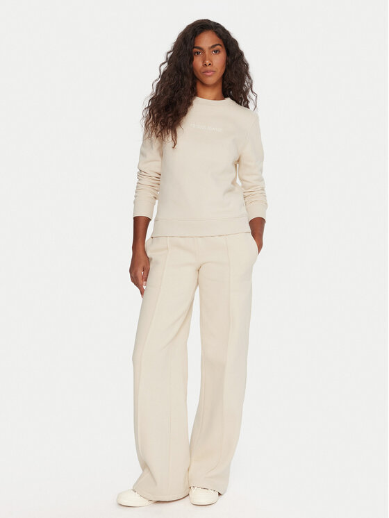 Guess Jeans Guess Jeans Melegítő alsó W5BB04 KC811 Bézs Wide Leg