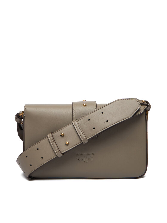 PINKO PINKO Kabelka Love One Mini Slouchy Fl Al 25-26 104340 A0QO Šedá