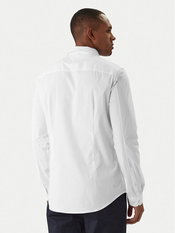 Tommy Jeans Tommy Jeans Риза DM0DM04405 Бял Slim Fit