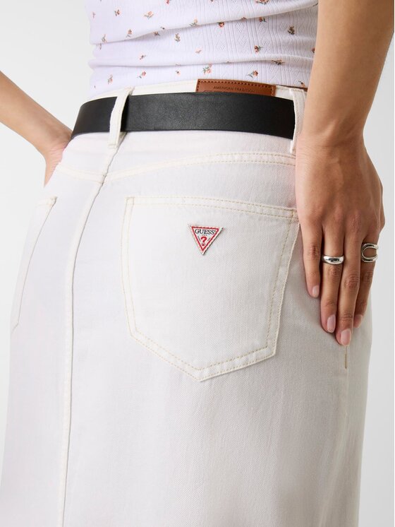 Guess Jeans Guess Jeans Minigonna 181458 Bianco Classic Fit