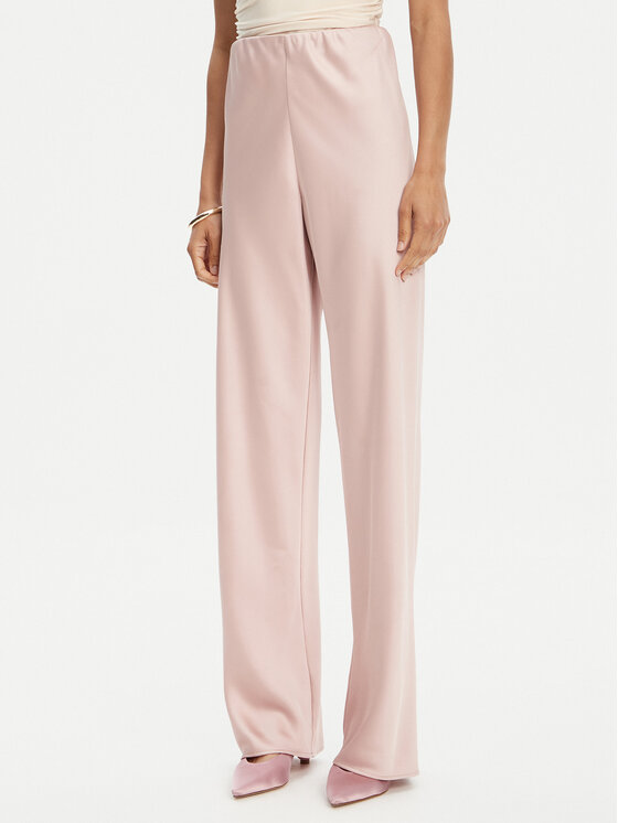 Imperial Imperial Pantaloni din material P5R7JBA Roz Regular Fit