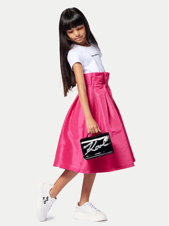 Karl Lagerfeld Kids Karl Lagerfeld Kids Rochie de zi Z30460 D Roz Regular Fit