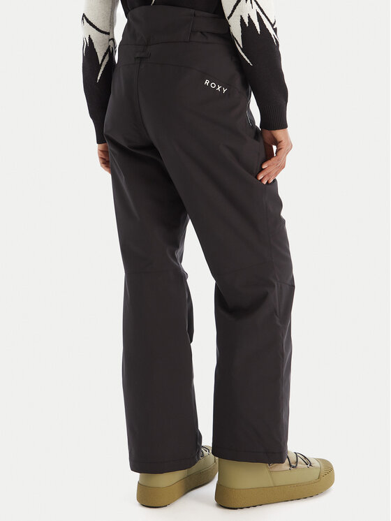 Roxy Roxy Lyžařské kalhoty Snowy Crest PT ERJTP03301 Černá Regular Fit