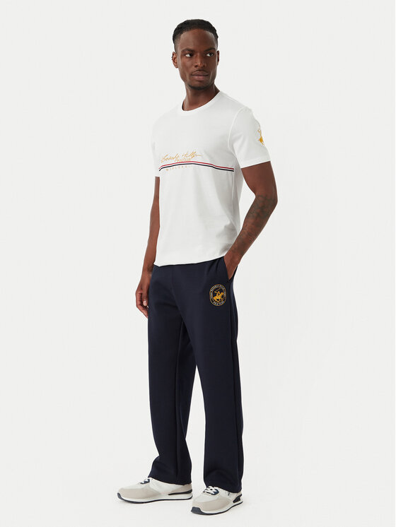 Beverly Hills Polo Club Beverly Hills Polo Club T-Shirt P-SS26M-TS1519 Bílá Regular Fit