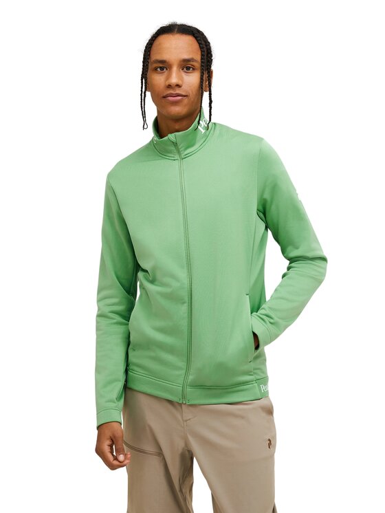 Peak Performance Peak Performance Bluza Rider Tech Zielony Regular Fit