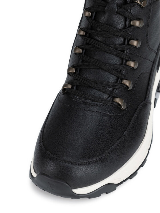 Rieker Revolution Lifestyle Rieker Revolution Lifestyle Šnurovacia obuv W0063-00 Čierna