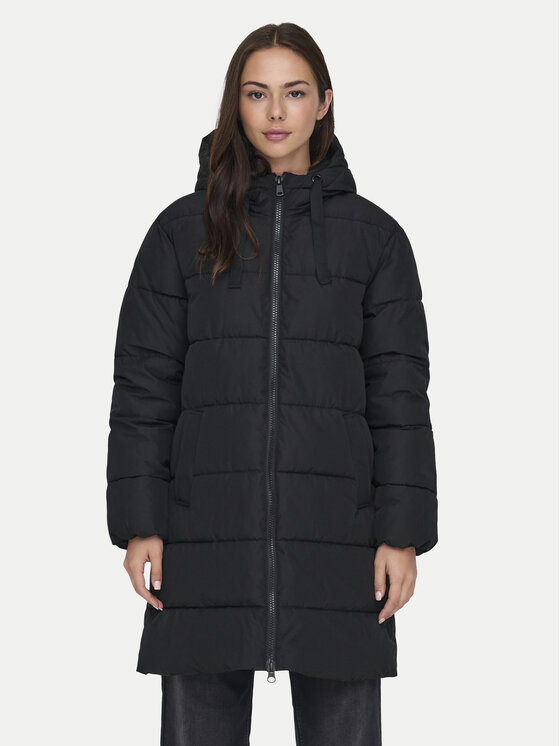 ONLY ONLY Télikabát Clair 15323232 Fekete Regular Fit