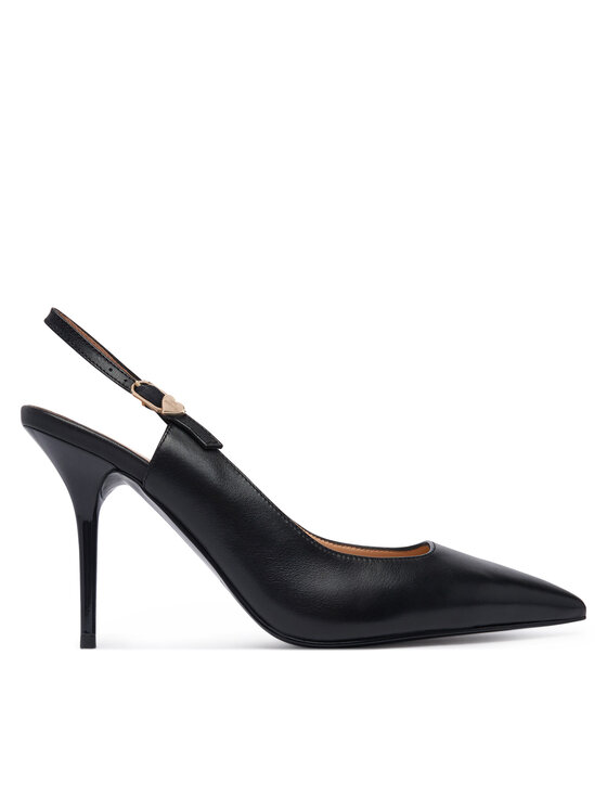 LOVE MOSCHINO Pantofi cu toc subțire JA10149G1PIA0000 Negru