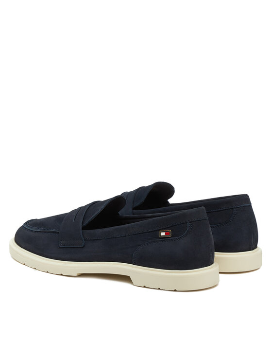 Tommy Hilfiger Tommy Hilfiger Mokasyny FW0FW08679 Granatowy