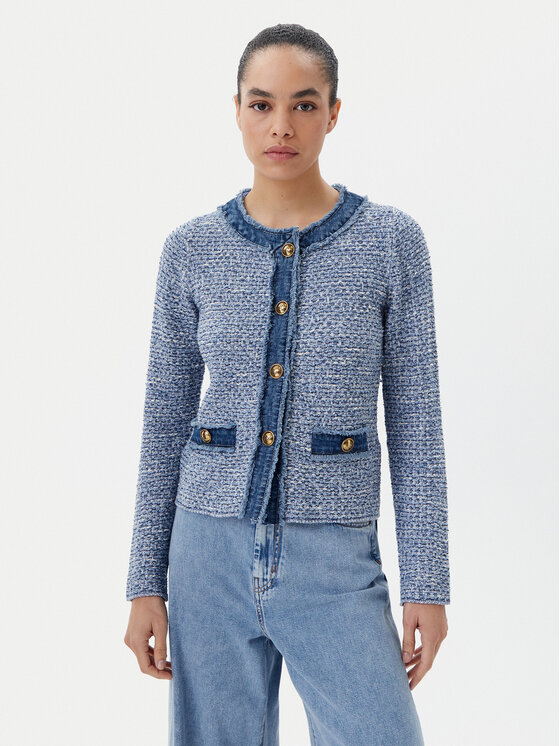 Luisa Spagnoli Sako Cannuccia 58589 Modrá Regular Fit