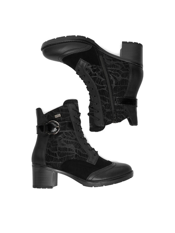 Remonte Remonte Botine D2A77-02 Negru