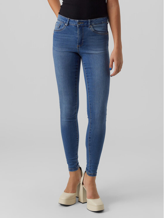 Vero Moda Vero Moda Джинси Malia 10278825 Голубий Slim Fit