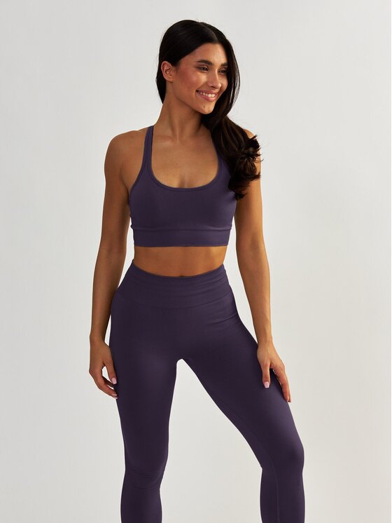 BeShaped BeShaped Biustonosz sportowy Gym Queen Fioletowy