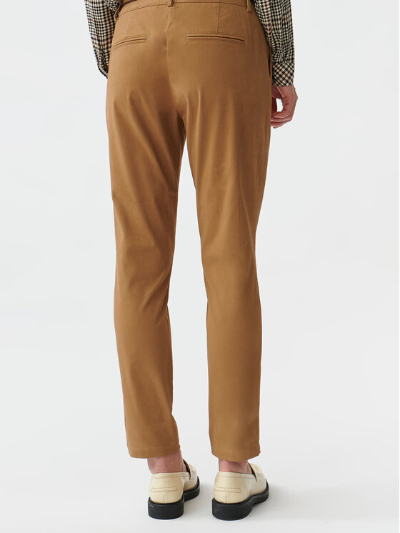 TATUUM Tatuum Kalhoty z materiálu Amiso T2319.142 Hnědá Slim Fit