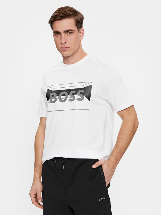 Boss T-krekls Tee 2 50514527 Balts Regular Fit