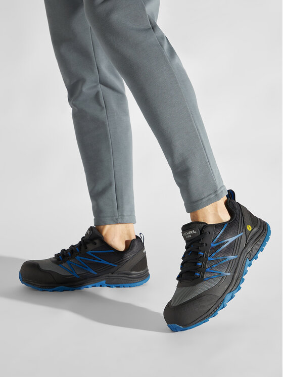 Skechers Skechers Półbuty Puxal 200046EC//BKBL Czarny