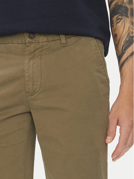 Marc O'Polo Marc O'Polo Auduma šorti M23 0384 15000 Haki Regular Fit