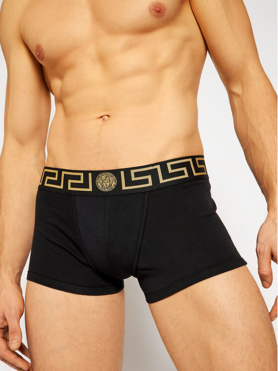 Versace Versace Bokseršorti Greca AU10026 Melns