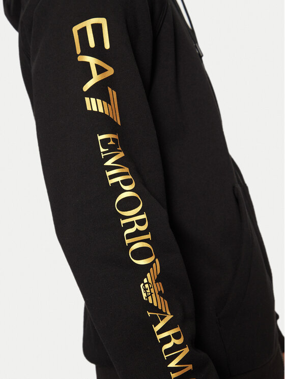 EA7 Emporio Armani EA7 Emporio Armani Mikina 8NPM22 PJ07Z 0208 Černá Regular Fit