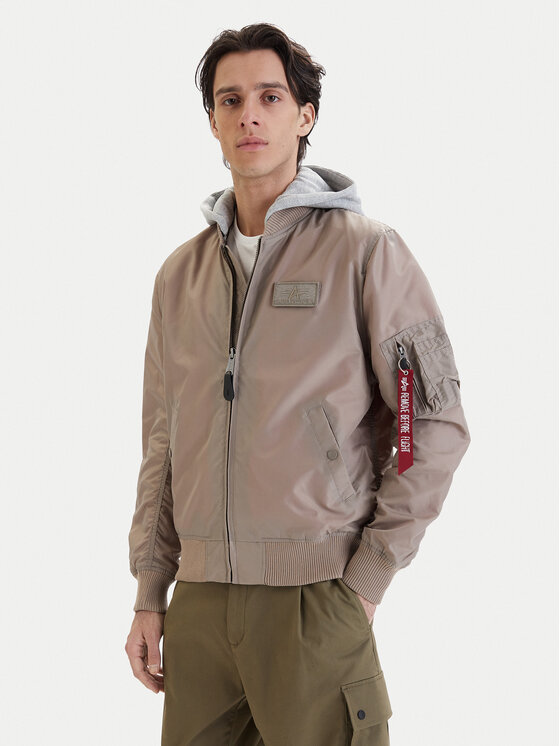 Alpha Industries Alpha Industries Bomber dzseki Ma-1 196108 Bézs Regular Fit