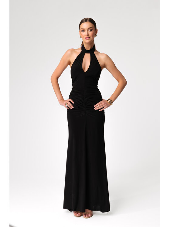 Aurora Aurora Sukienka wieczorowa Alice Czarny Feminine Fit