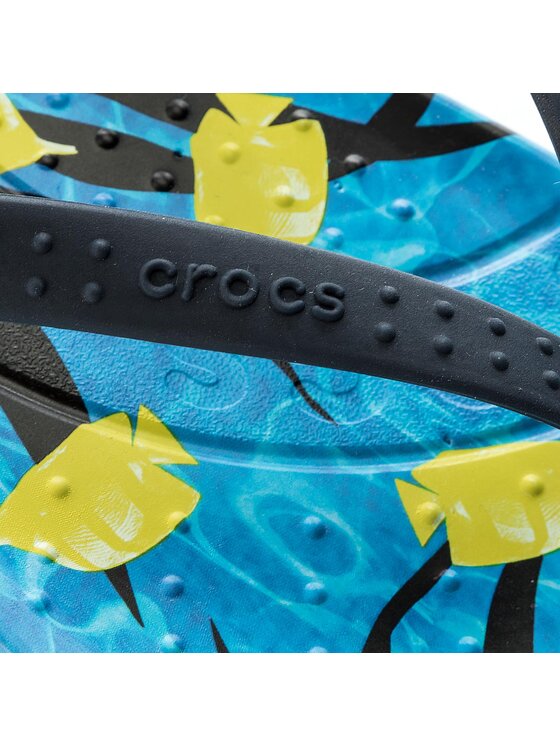 Crocs Infradito Chawaii Fish Flip 204051 Blu scuro Modivo