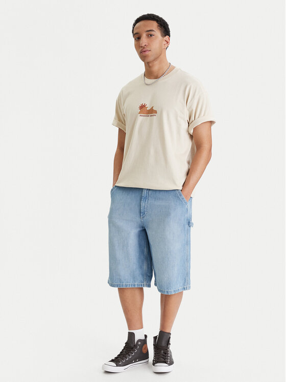 Billabong Billabong Tričko Shore Og EBYZT00496 Béžová Regular Fit