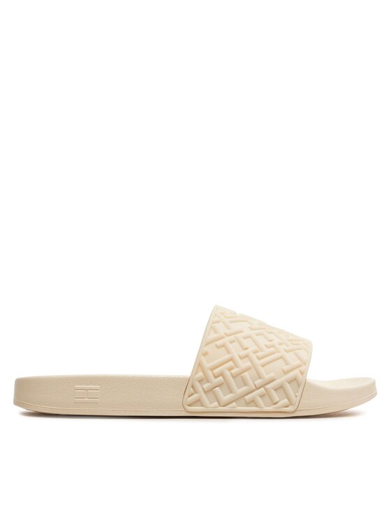 Tommy Hilfiger Tommy Hilfiger Nazouváky Th Monogram Pool Slide FW0FW06987 Béžová