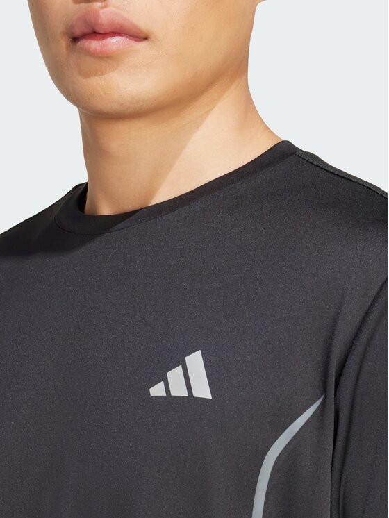 adidas adidas Koszulka techniczna Tech Apparel Tee Czarny Regular Fit