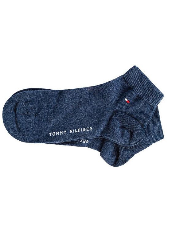 Tommy Hilfiger Tommy Hilfiger Īsās zeķes 342025001 r.39/42 Zils