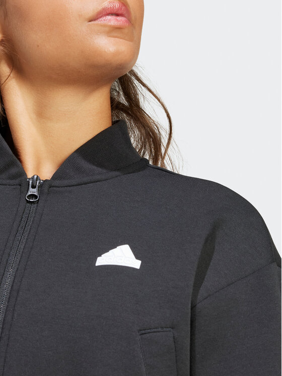 adidas adidas Суитшърт Future Icons 3-Stripes IP1566 Черен Loose Fit