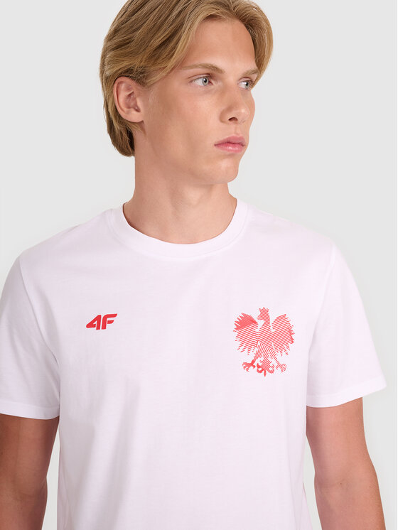 4F 4F T-Shirt NOS Biały Regular Fit