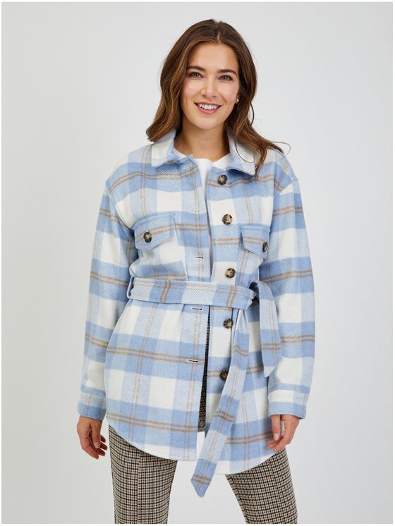Orsay Orsay Kurtka damska 482399-534000__42 Niebieski Regular Fit