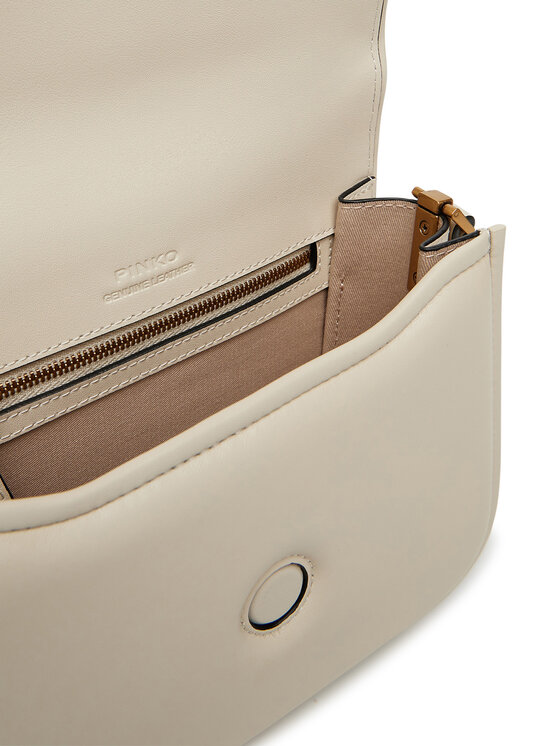 PINKO PINKO Geantă Love Box Bag Fl Mini 104297 A26L Écru