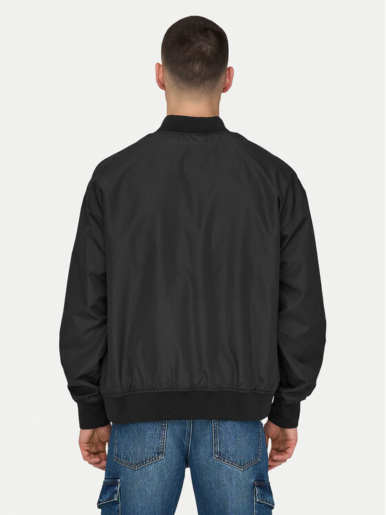 Only & Sons Only & Sons Куртка бомбер Gavin 22030757 Чорний Regular Fit