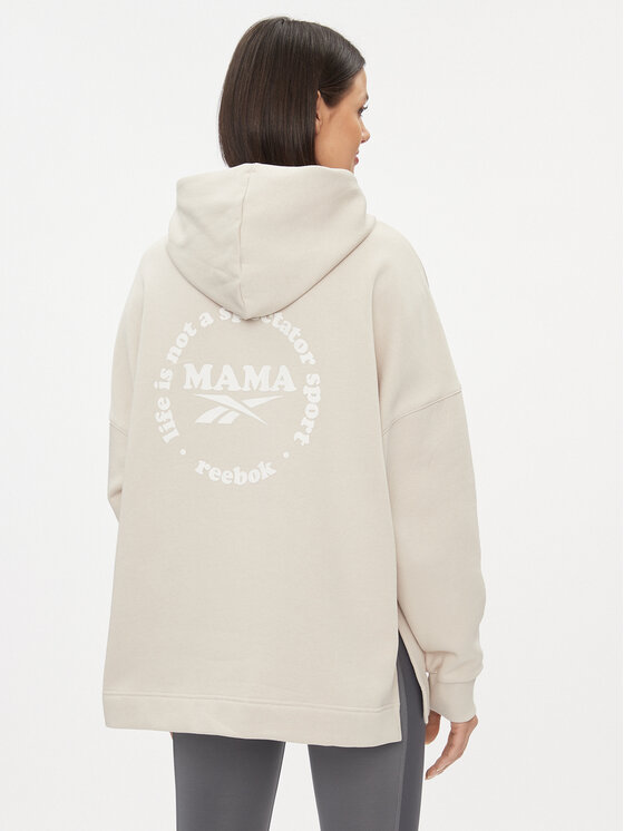 Reebok Reebok Суитшърт Maternity IM4058 Бежов Regular Fit
