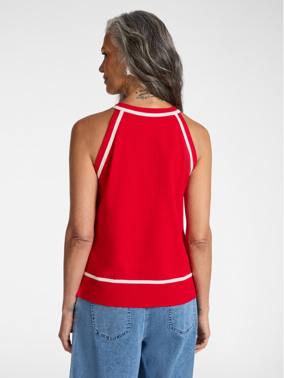 Elena Mirò Elena Mirò Sweter M565Z000706N0A4 Czerwony Regular Fit