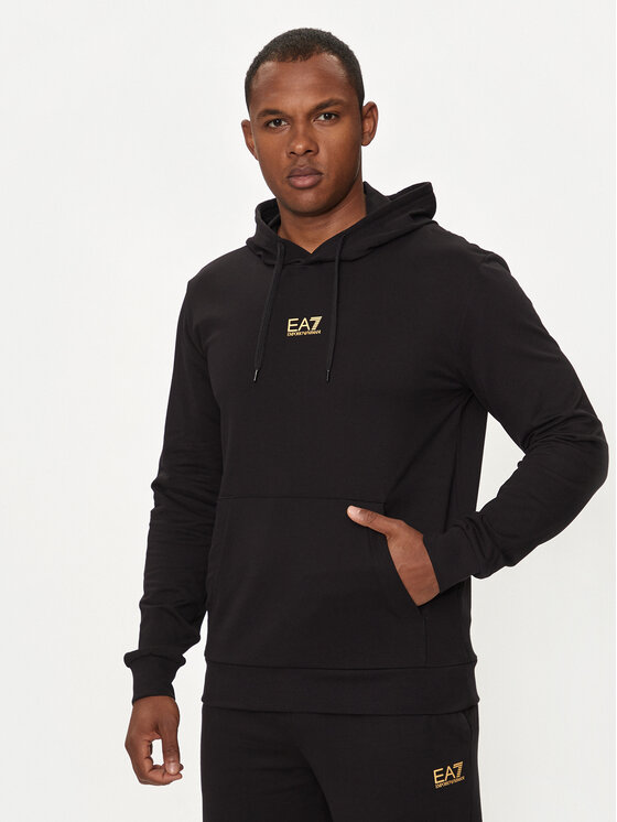 EA7 Emporio Armani EA7 Emporio Armani Mikina 8NPM32 PJVRZ 0208 Černá Regular Fit