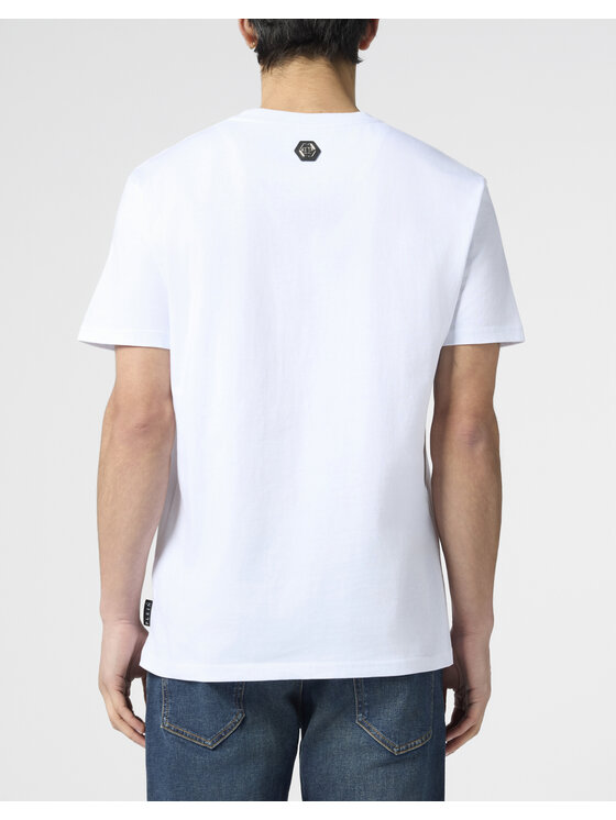 PHILIPP PLEIN PHILIPP PLEIN T-Shirt 30617 Biały Regular Fit