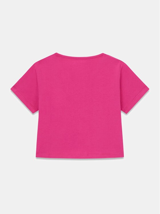 Guess Guess T-shirt J6GI10 K6YW4 Rosa scuro Relaxed Fit