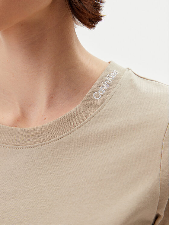Calvin Klein Jeans Calvin Klein Jeans T-Shirt Logo J20J225540 Μπεζ Regular Fit