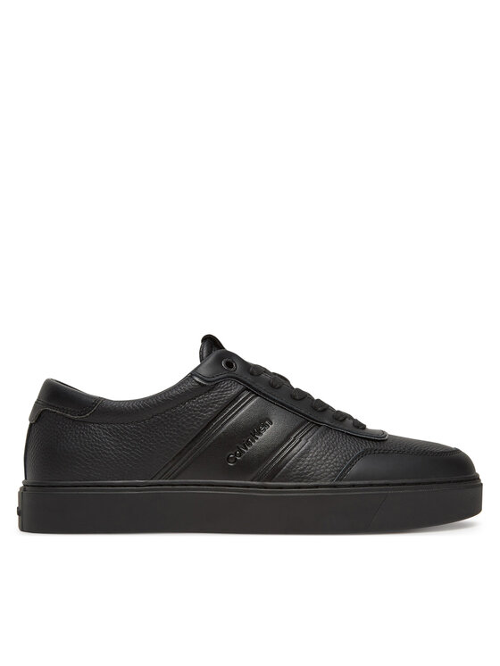 Sneakers Calvin Klein Clean Cup Low Lace Tape HM0HM01898 Negru