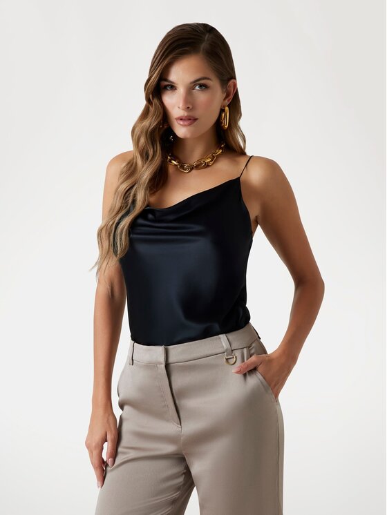 Top , rozmiar 38, Czarne, 166081